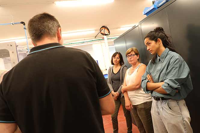 Des participantes pendant la formation Industri'elles.