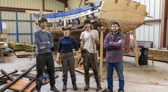 Des bénévoles de l'atelier Ribines