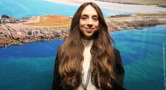 Mathilde Thouzeau, Enseignante en économie-gestion en BTS Tourisme au lycée Laënnec à Pont-L’Abbé.