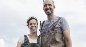 Portrait d'Etienne et de Coralie Damerose 