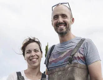 Portrait d'Etienne et de Coralie Damerose 