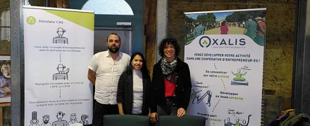 Un stand partagé entre les CAE Astrolabe et Oxalis
