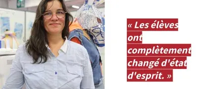 Christelle Capitaine, professeure au lycée Jean-Moulin à Saint-Brieuc.
