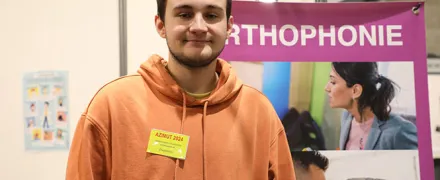 Elouan est étudiant en école d'orthophonie.