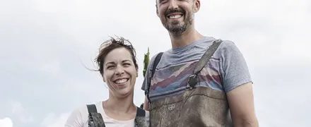 Portrait d'Etienne et de Coralie Damerose 
