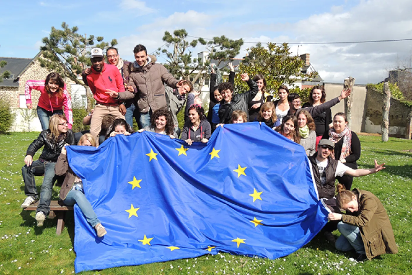 Simulation du Parlement européen entre des jeunes bretons, allemands et italiens