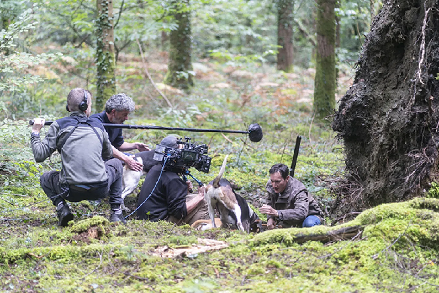 Tournage du court-métrage "Bête noire" à Huelgoat (29)