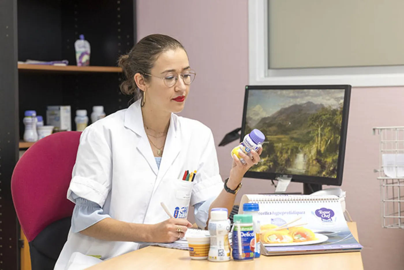 Julie Albouy, diététicienne dans le service diététique du CHU de Brest