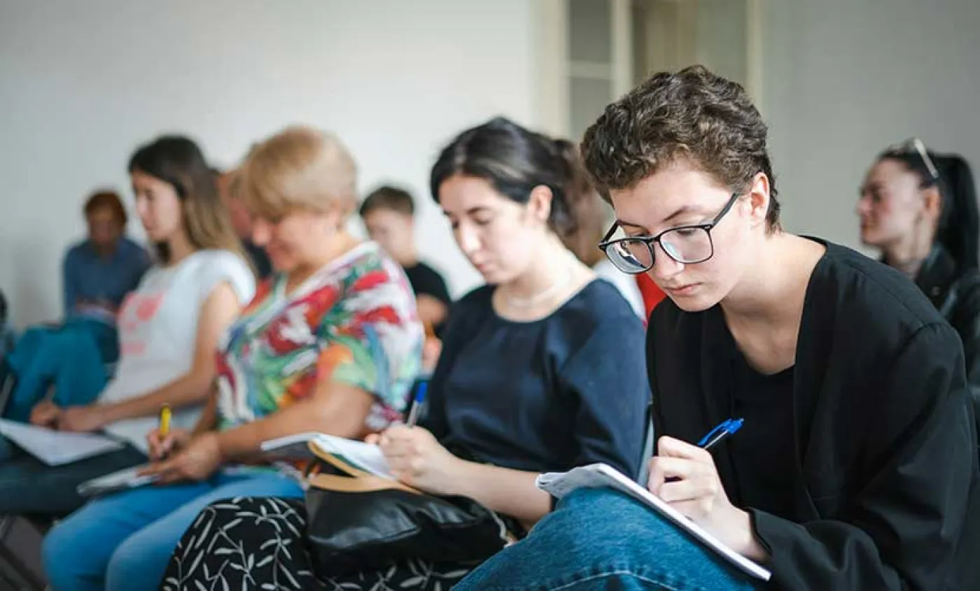 Réunion de travail entre femmes
