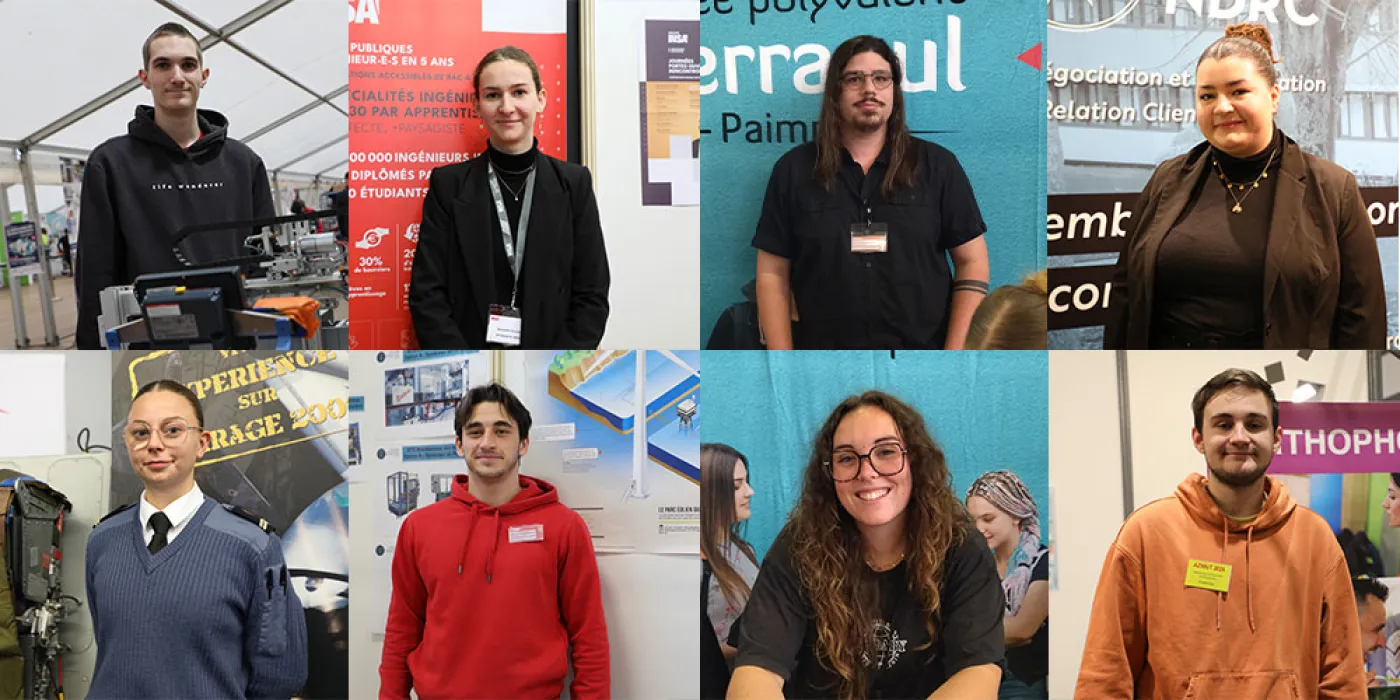 Des élèves témoignent sur leur choix d'orientation.
