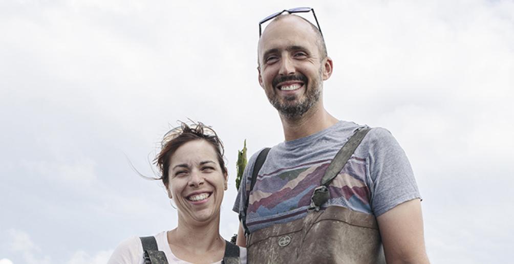 Portrait d'Etienne et de Coralie Damerose 
