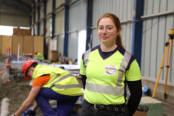 Laure, lors de la Compétition des métiers 