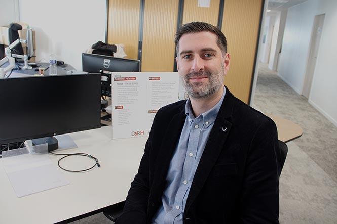 Portrait de Benoît Pradeux, responsable inclusion et prévention  