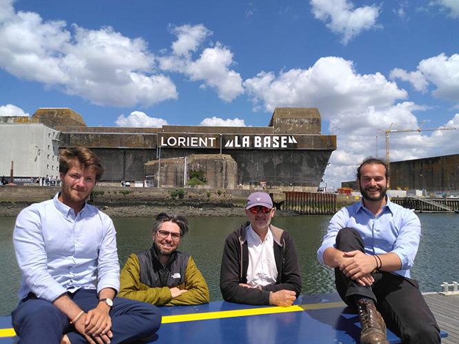 L'équipe de Gildas Plessis Yatch design