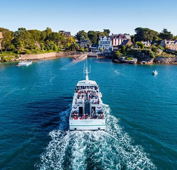 Photographies aériennes par drone du Port Clos sur l'Ile de Bréhat