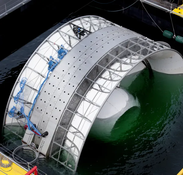 Turbine du projet du Parc Hydrolien de Paimpol Brehat (22)