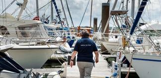 Liliane Faustin, Maîtresse de port à Plouër-sur-Rance