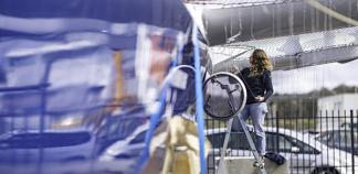 Manon Nexer, préparatrice de voiliers de course et grande plaisance chez Mer Concept à Concarneau (29)